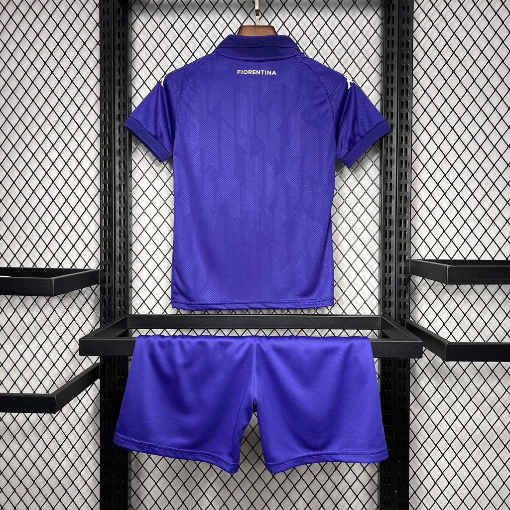Conjunto infantil de local de la Fiorentina 2024/25