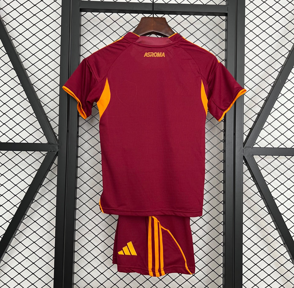 Roma home 2025/26 children suits