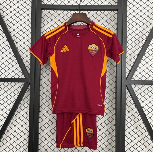 Roma home 2025/26 children suits