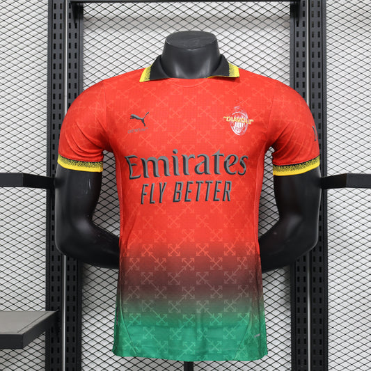 Milan off-white red 2025 player version